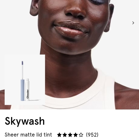 Glossier Skywash Sheer Matte Lid Tint Terra Pool - Picture 3 of 3